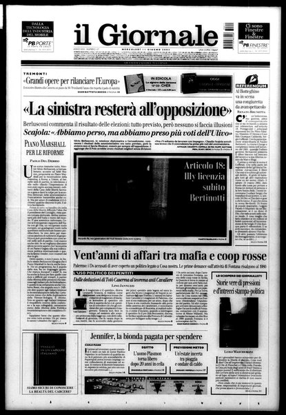 Il giornale : quotidiano del mattino